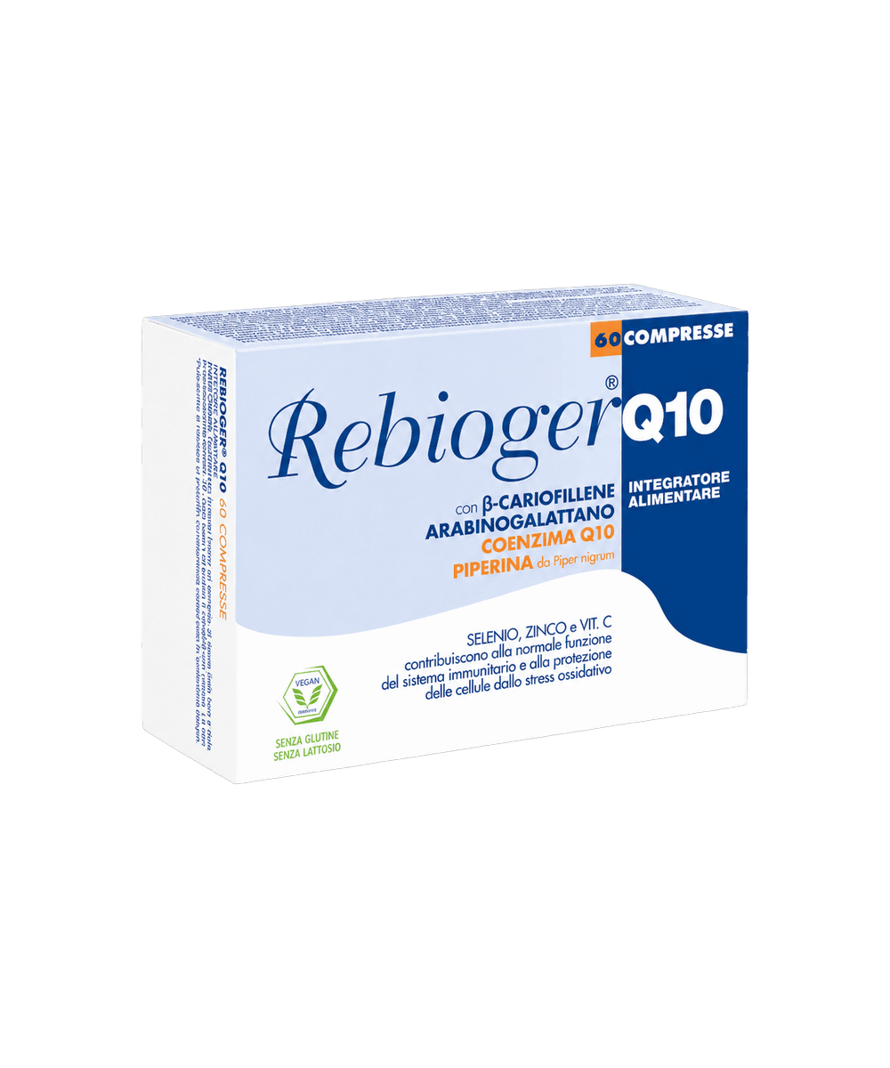 REBIOGER Q10 COMPRESSE